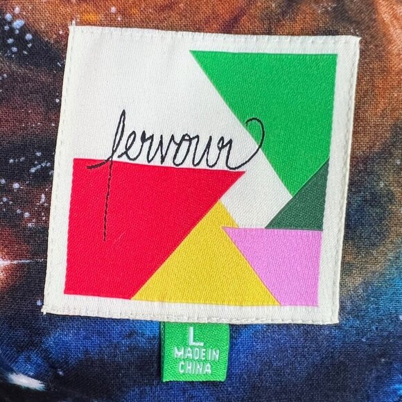 MODCLOTH FERVOUR Galaxy Sleeveless Dress L - Picture 6 of 9